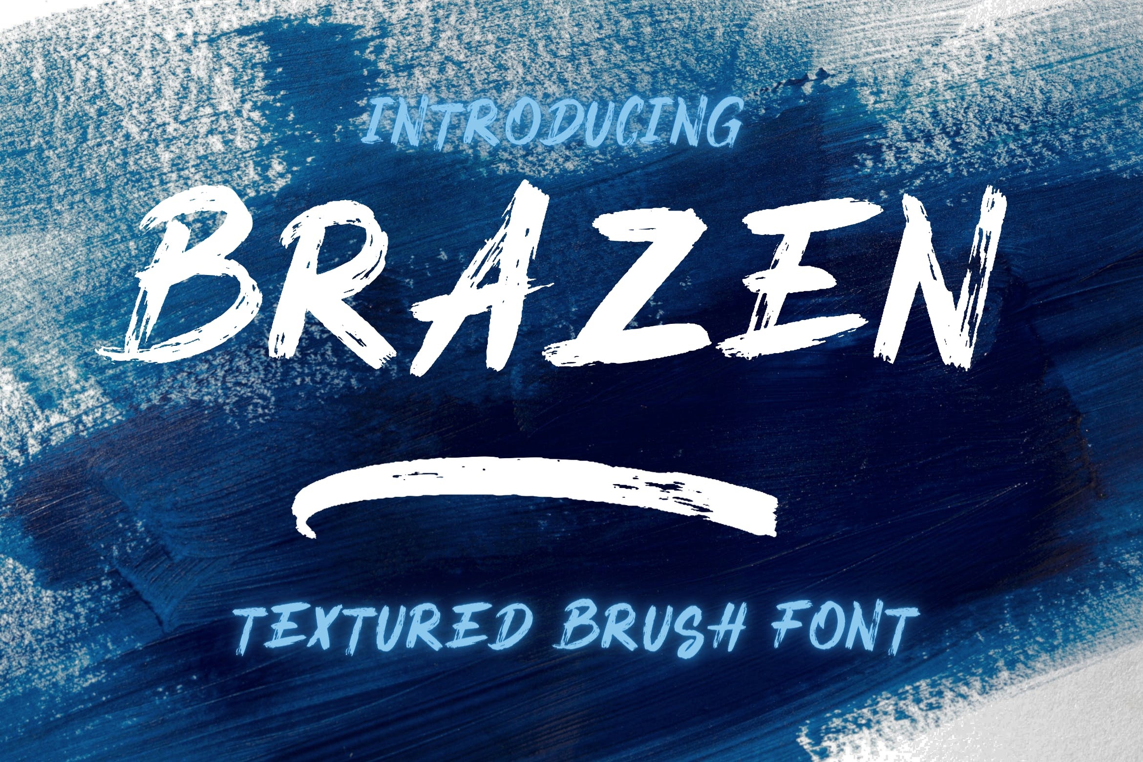 Przykład czcionki Brazen Brush