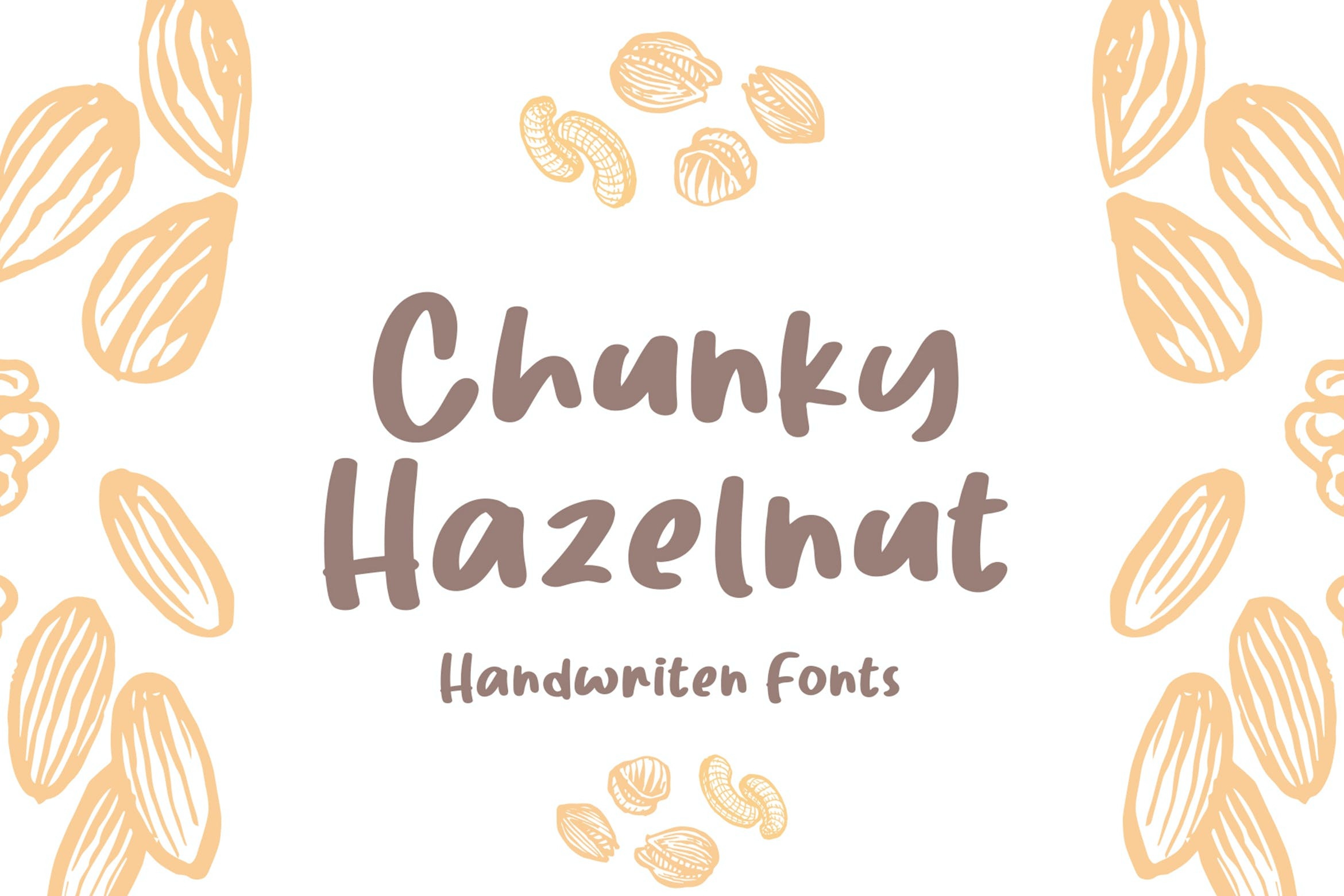 Przykład czcionki Chunky Hazelnut Italic