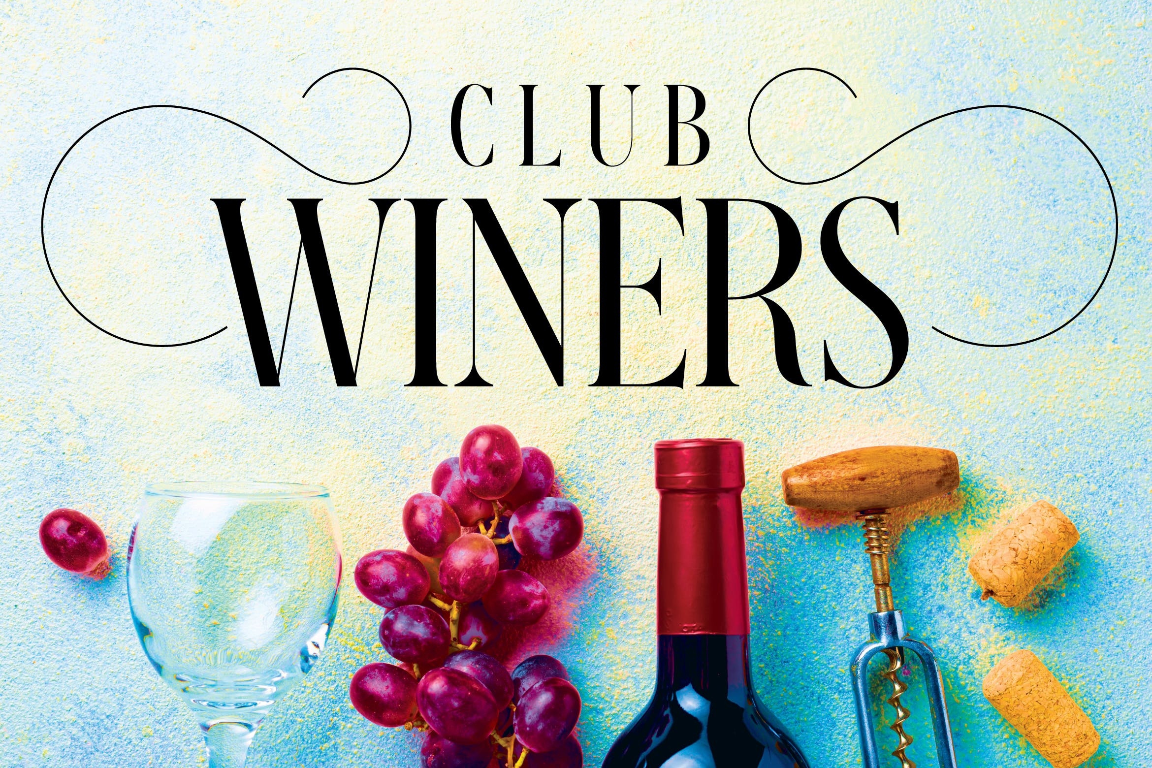 Przykład czcionki Club Winers Regular