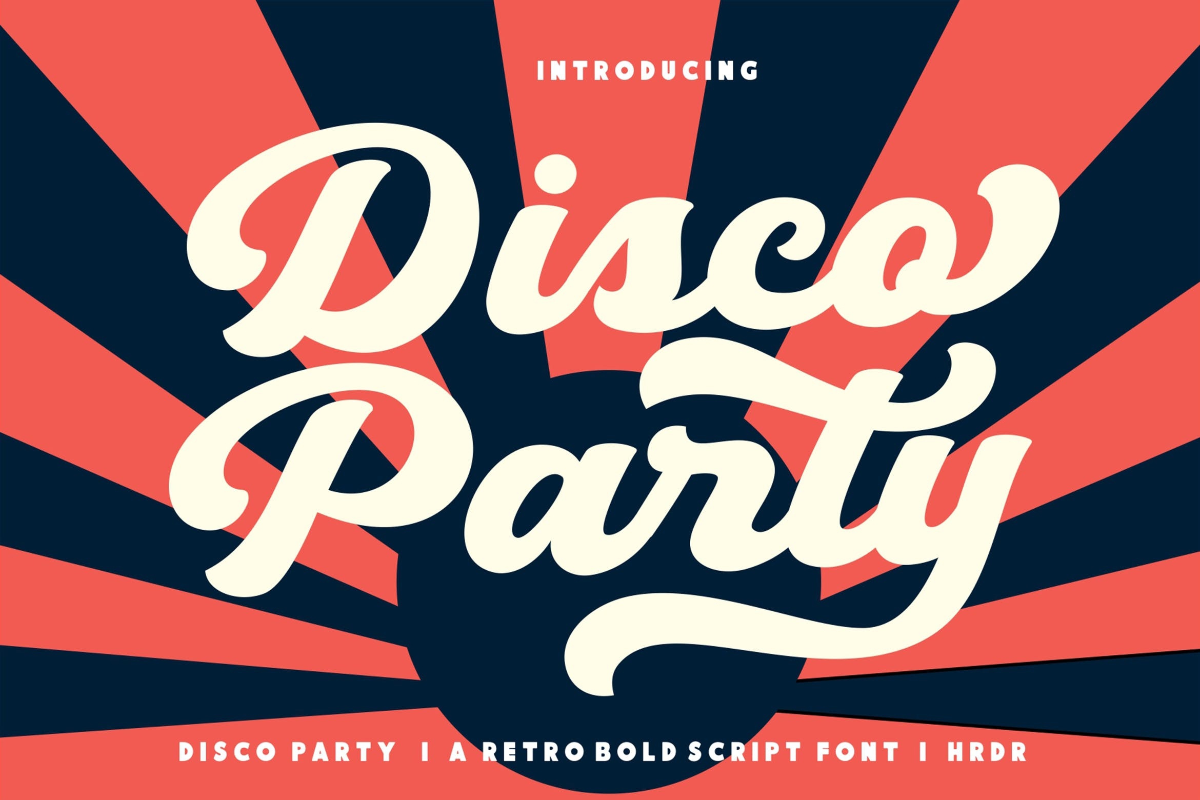 Przykład czcionki Disco Party Regular