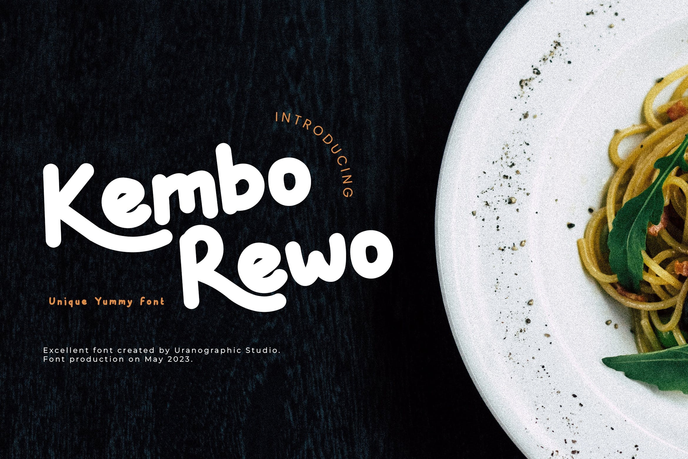 Przykład czcionki Kembo Rewo Regular
