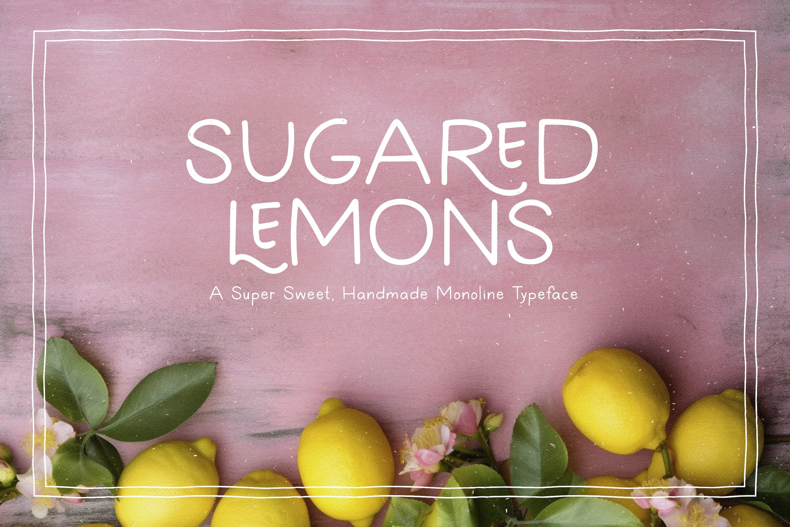 Przykład czcionki Sugared Lemons