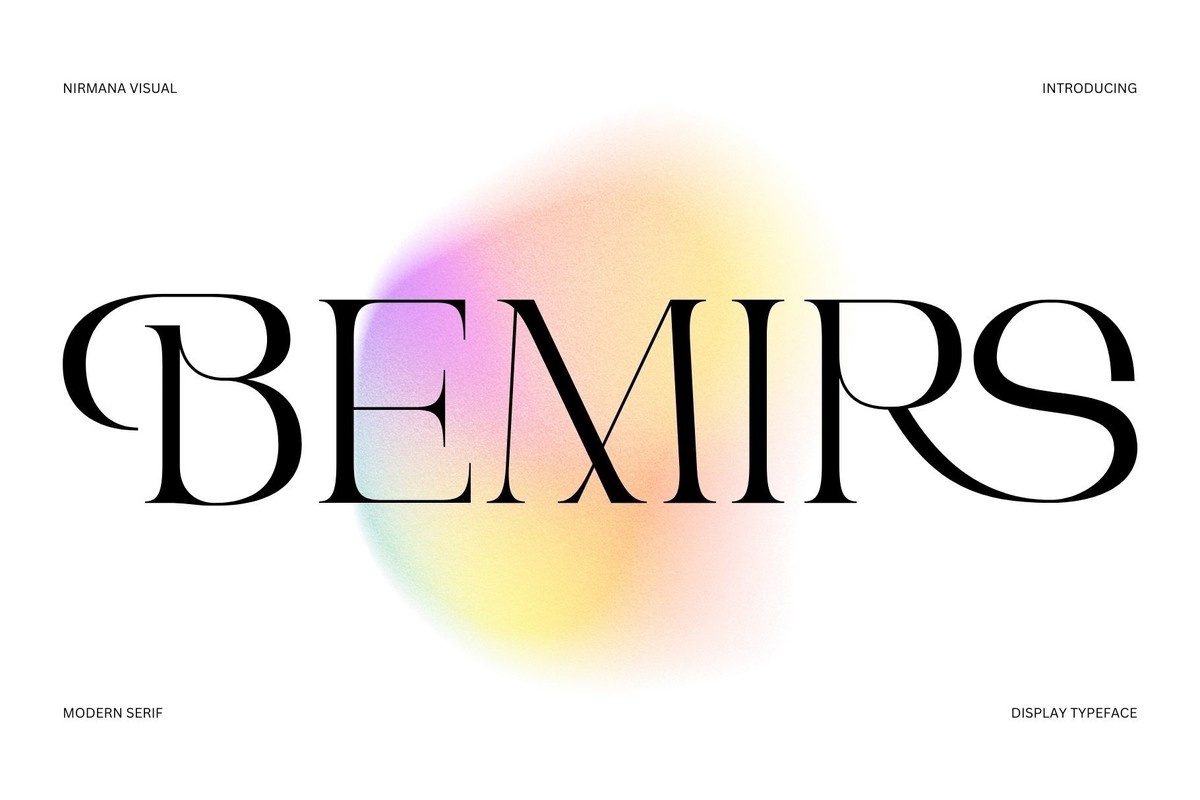 Przykład czcionki Bemirs