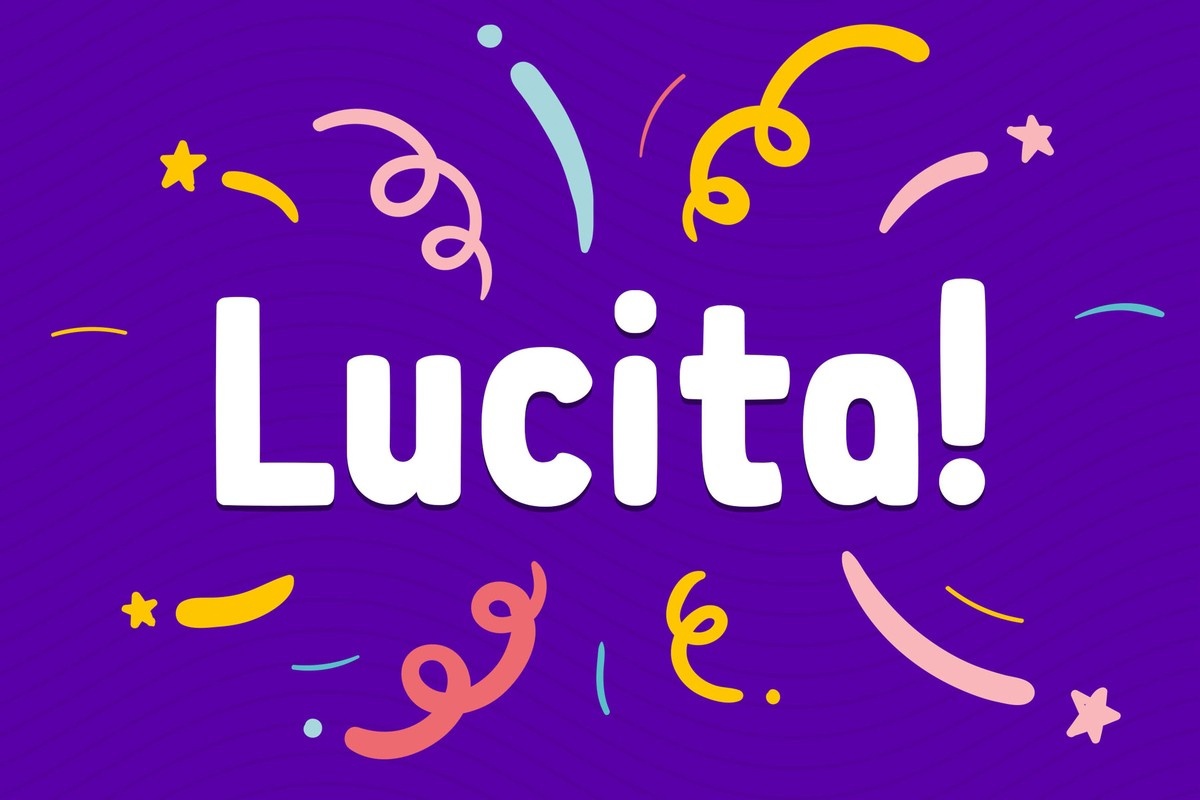 Przykład czcionki Lucita