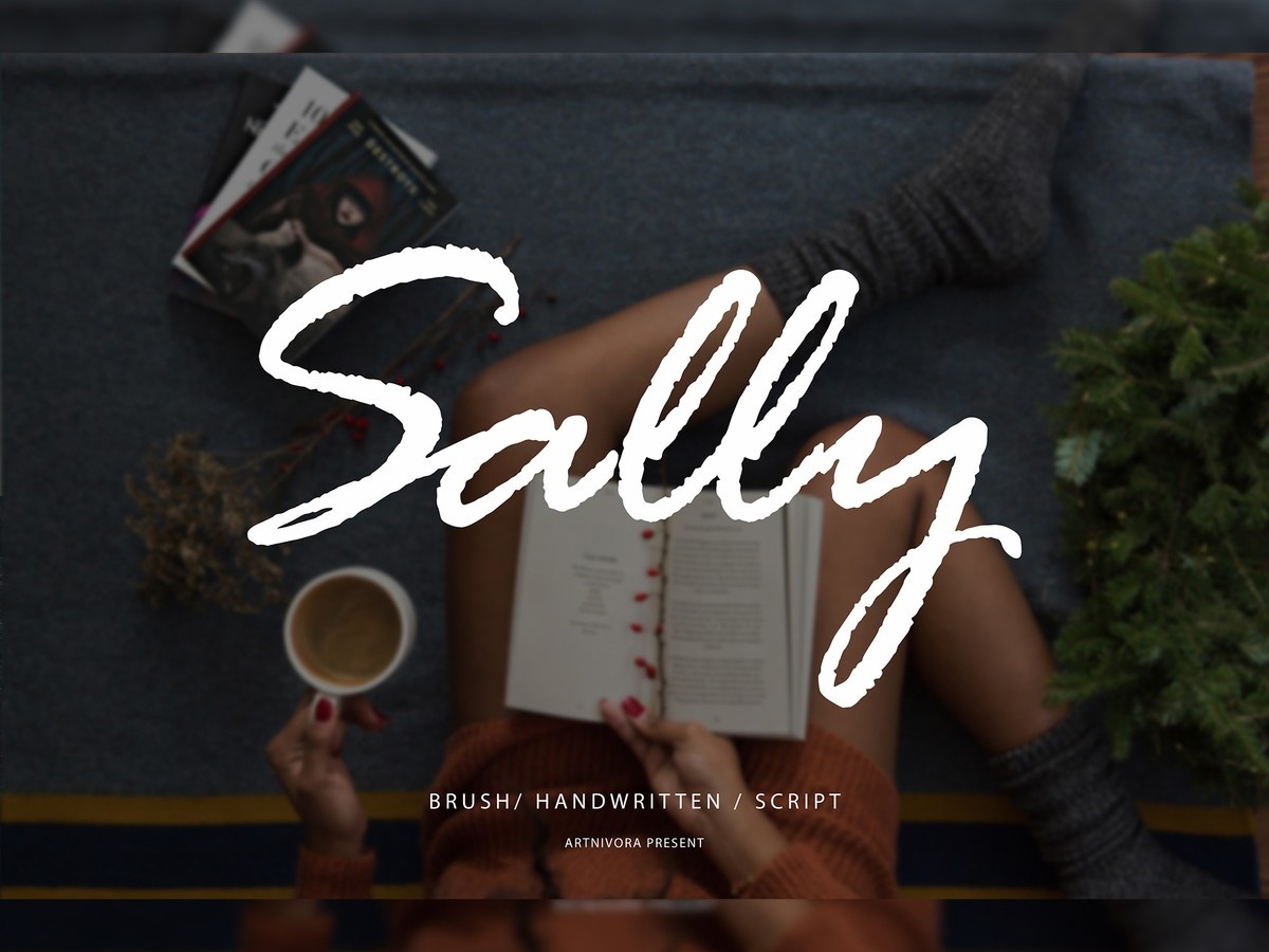 Przykład czcionki Sally