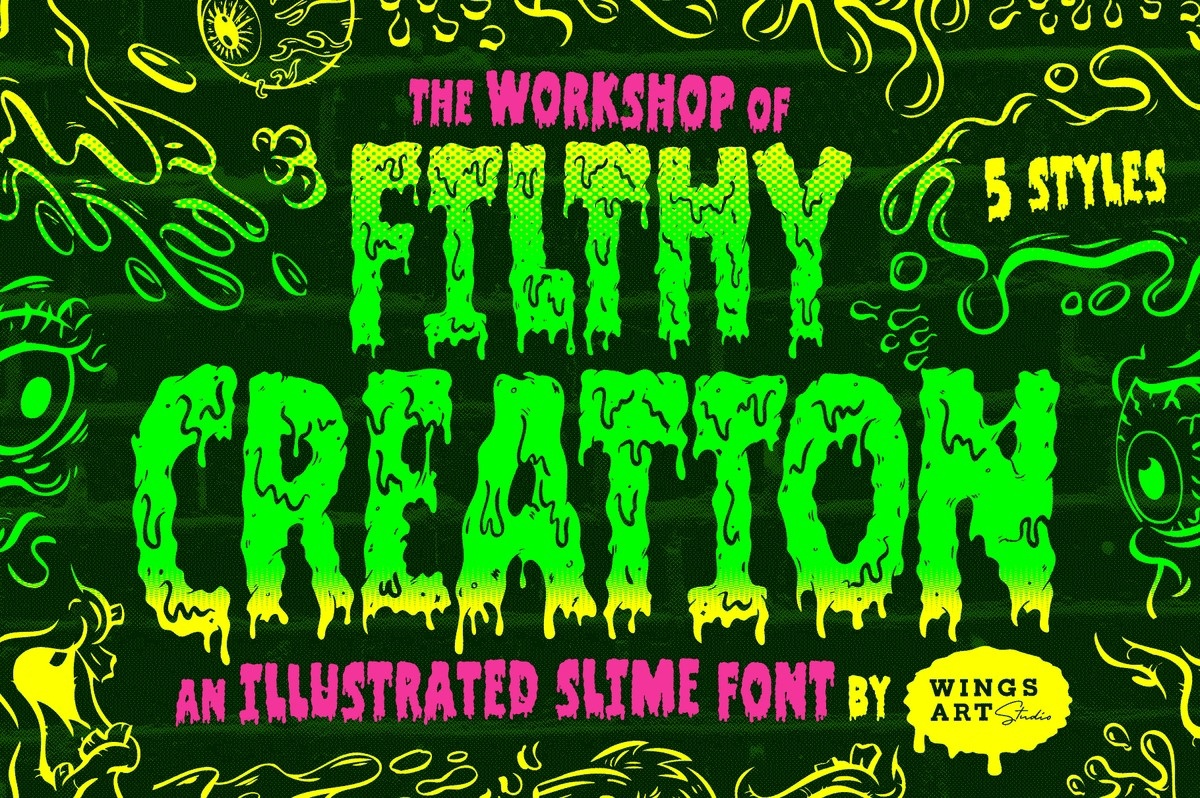 Przykład czcionki Filthy Creation HandDrawnAlt