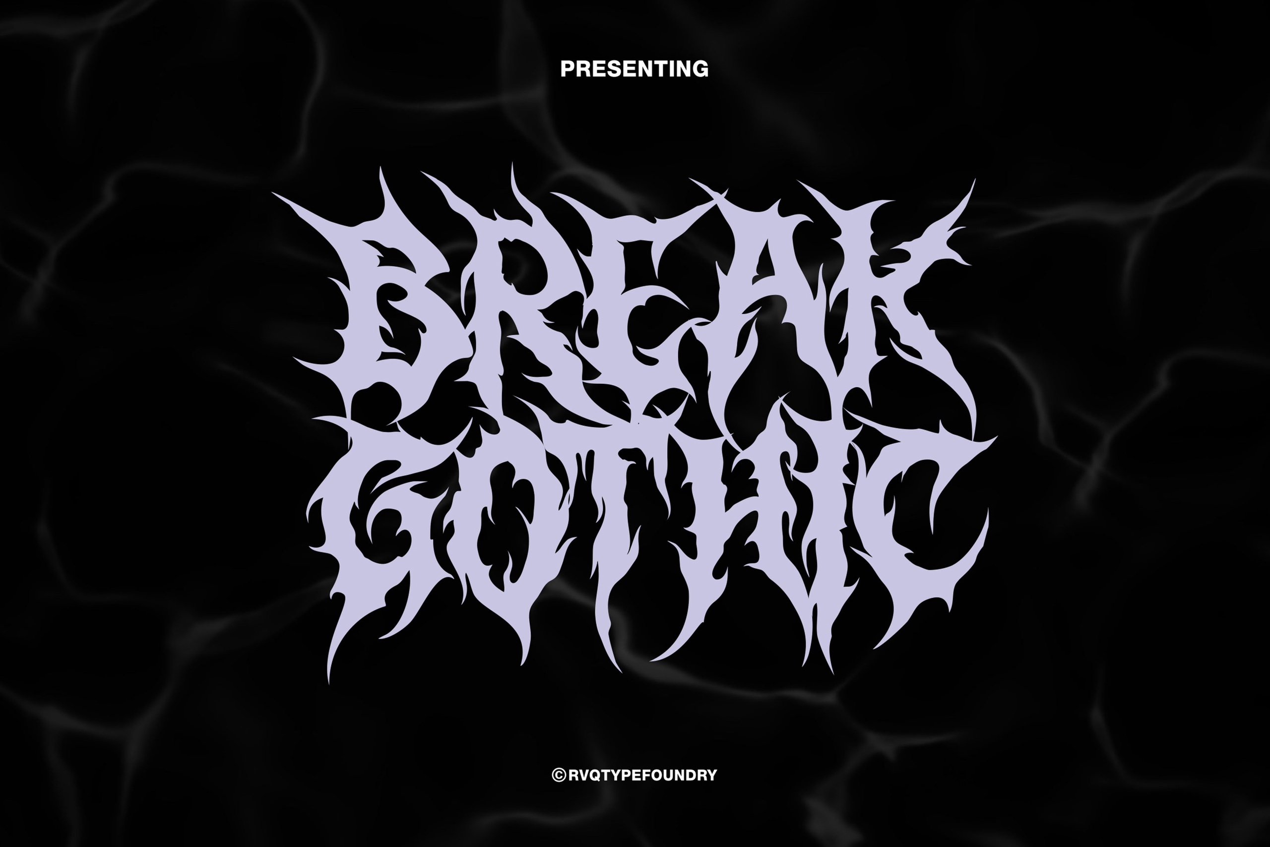 Przykład czcionki Break Gothic