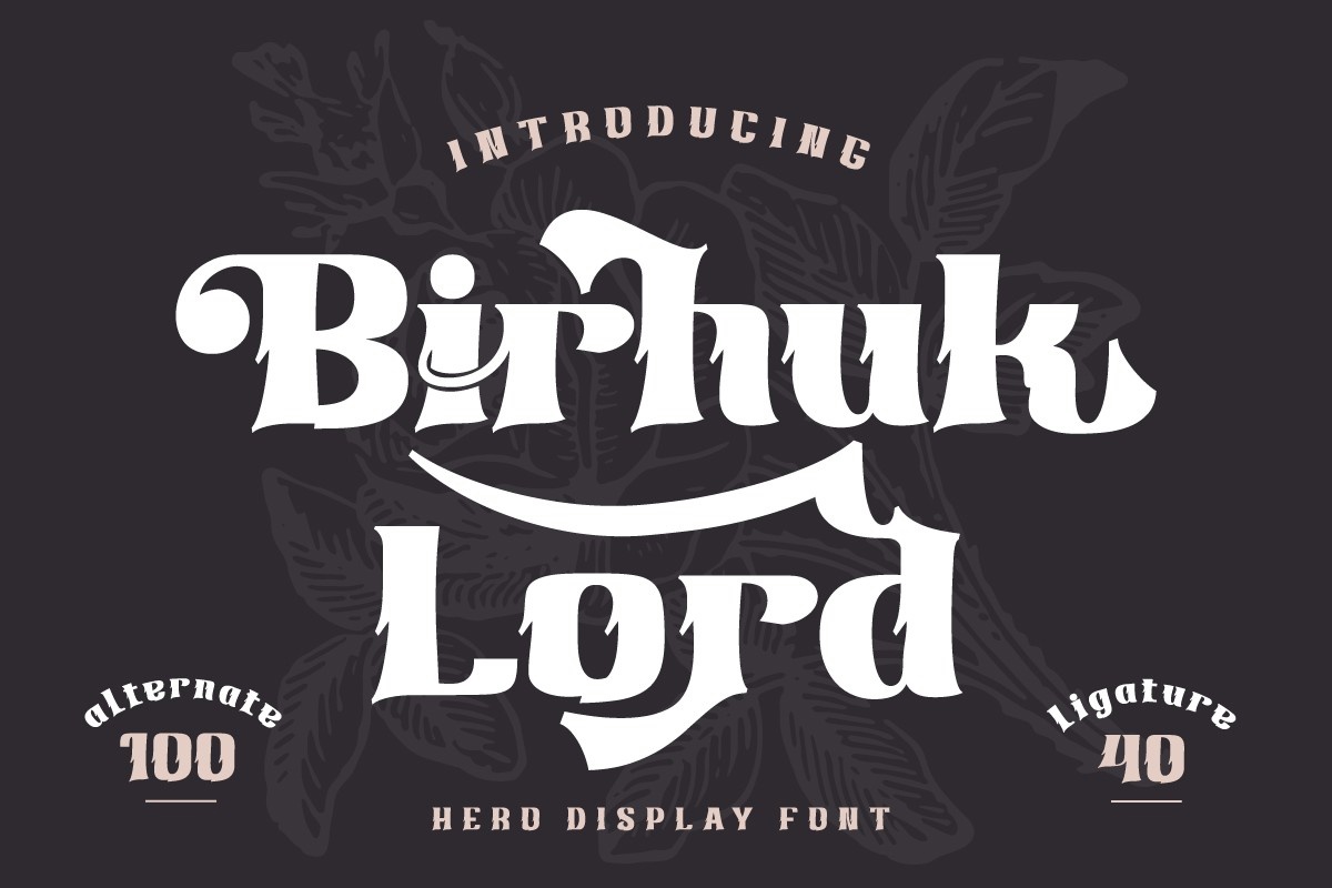 Przykład czcionki Birhuk Lord