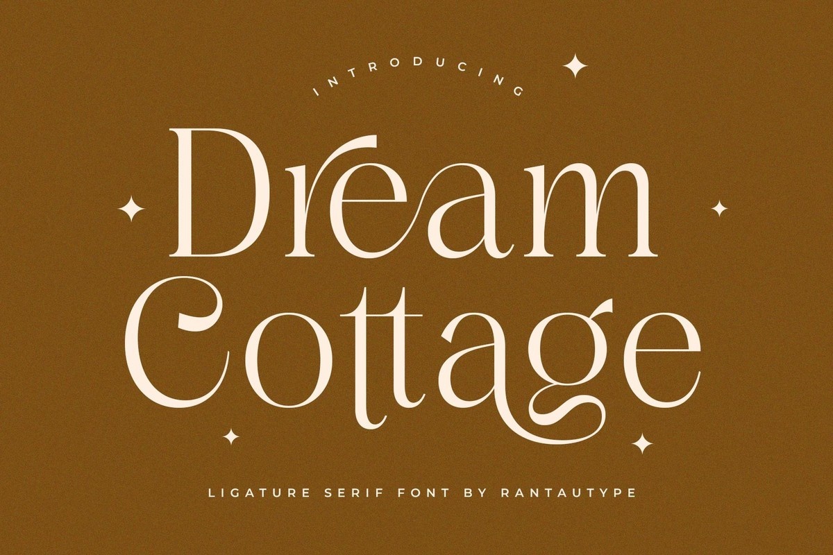 Przykład czcionki Dream Cottage Italic