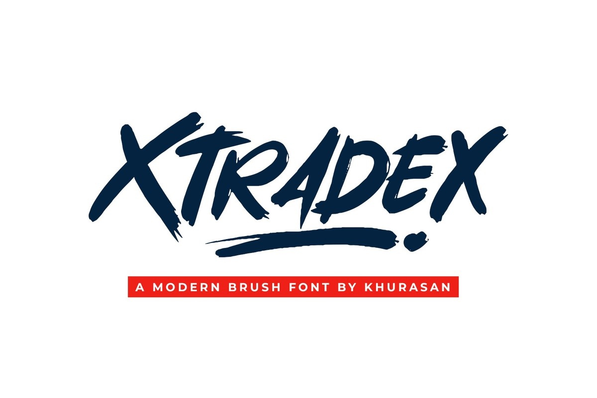 Przykład czcionki Xtradex