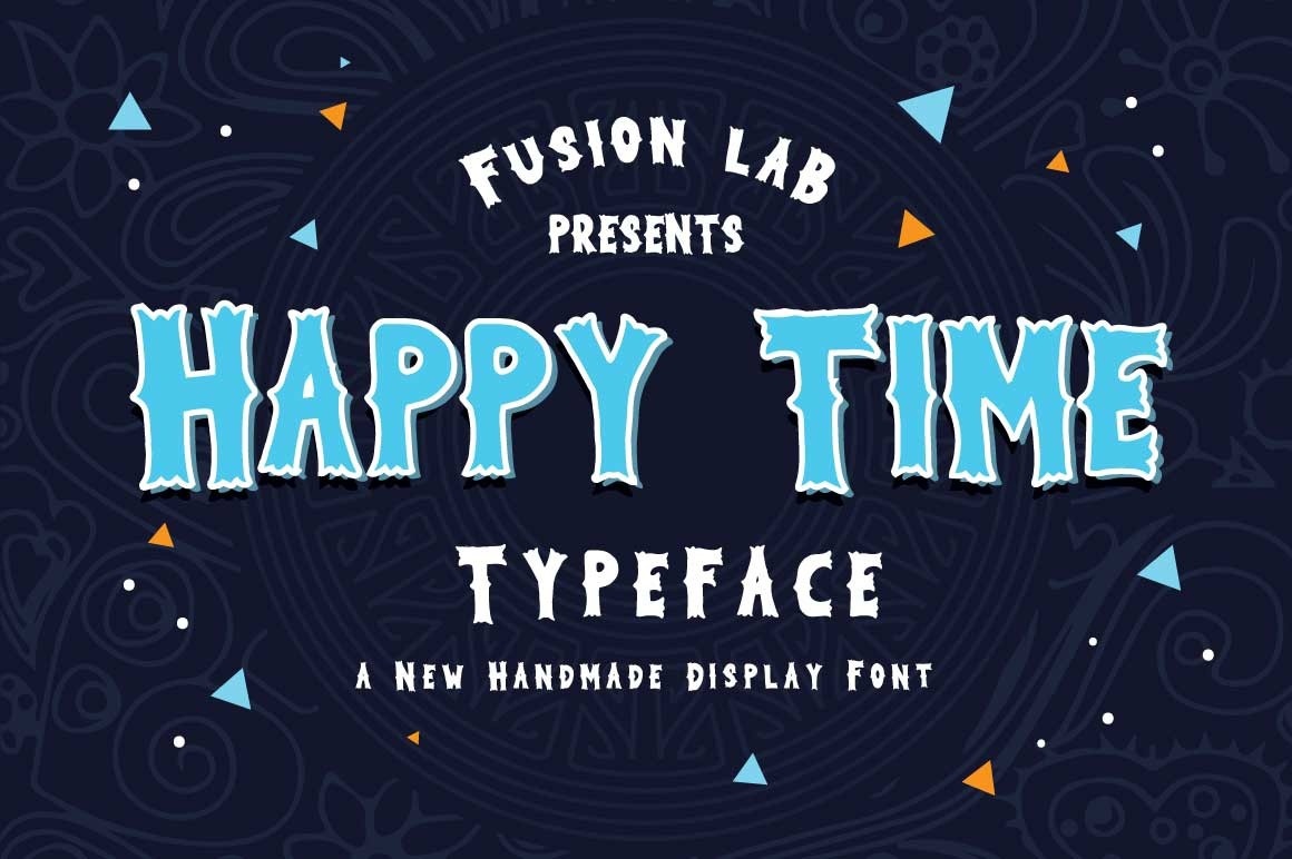 Przykład czcionki Happy Time Typeface