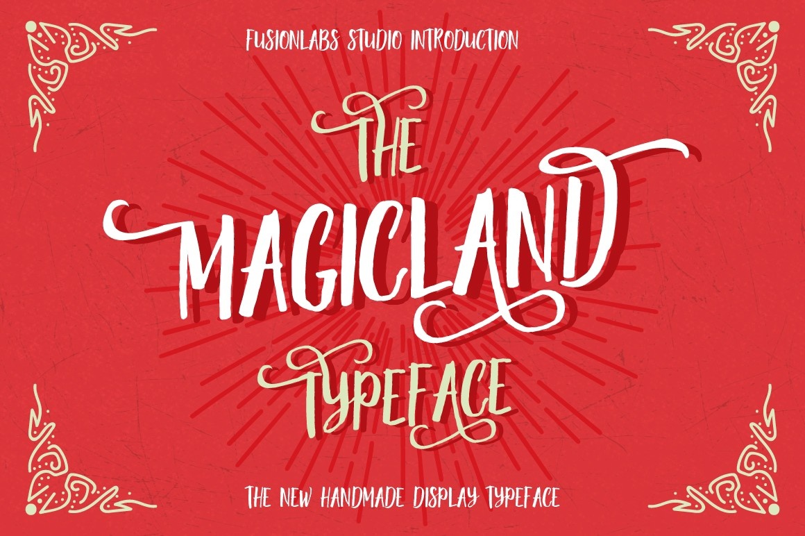 Przykład czcionki Magicland Typeface Regular