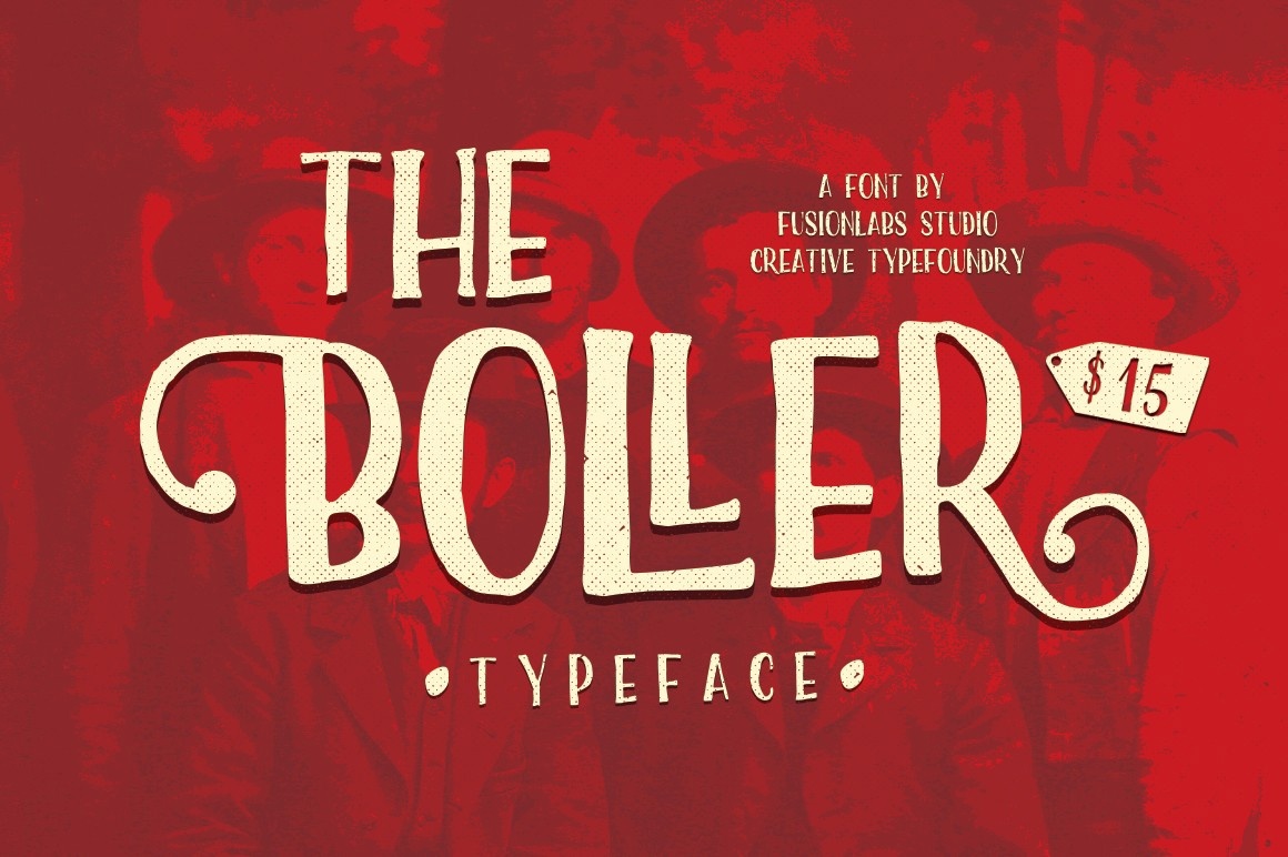 Przykład czcionki Boller Typeface