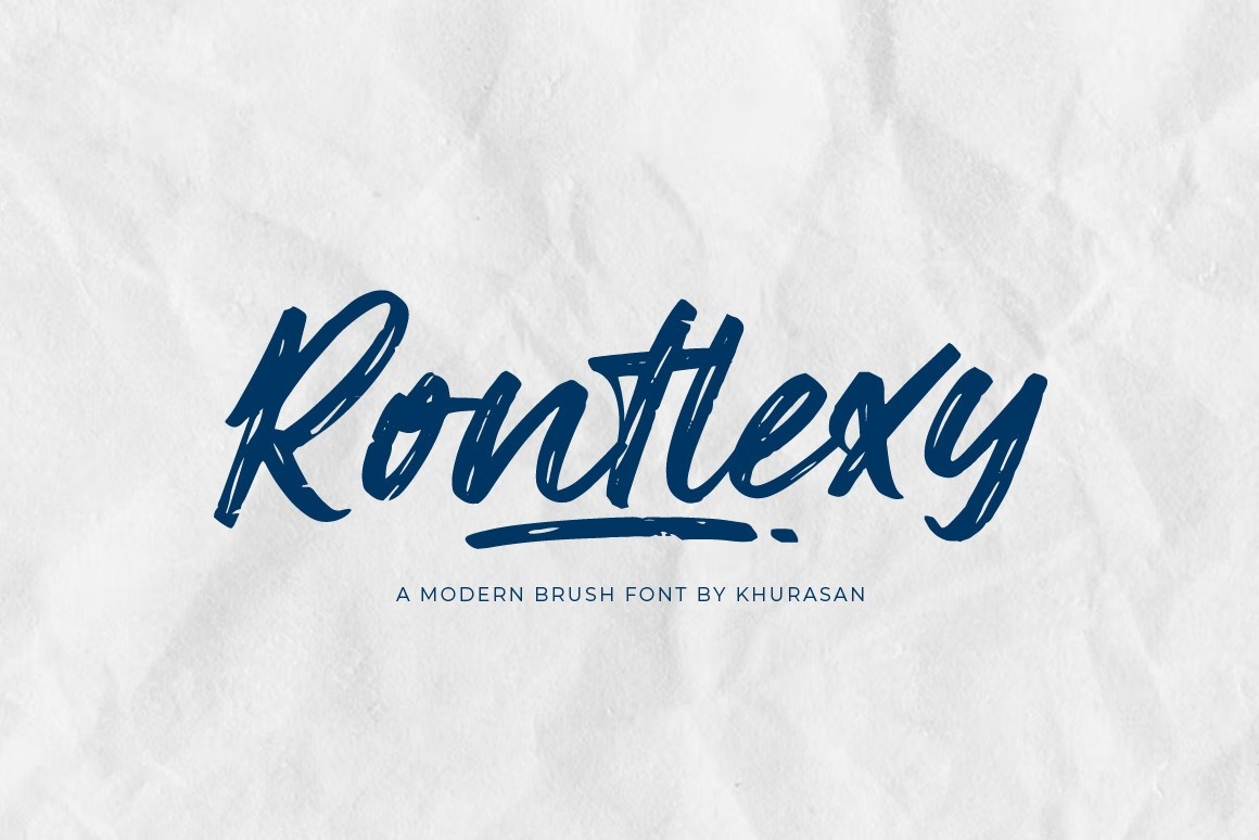 Przykład czcionki Rontlexy