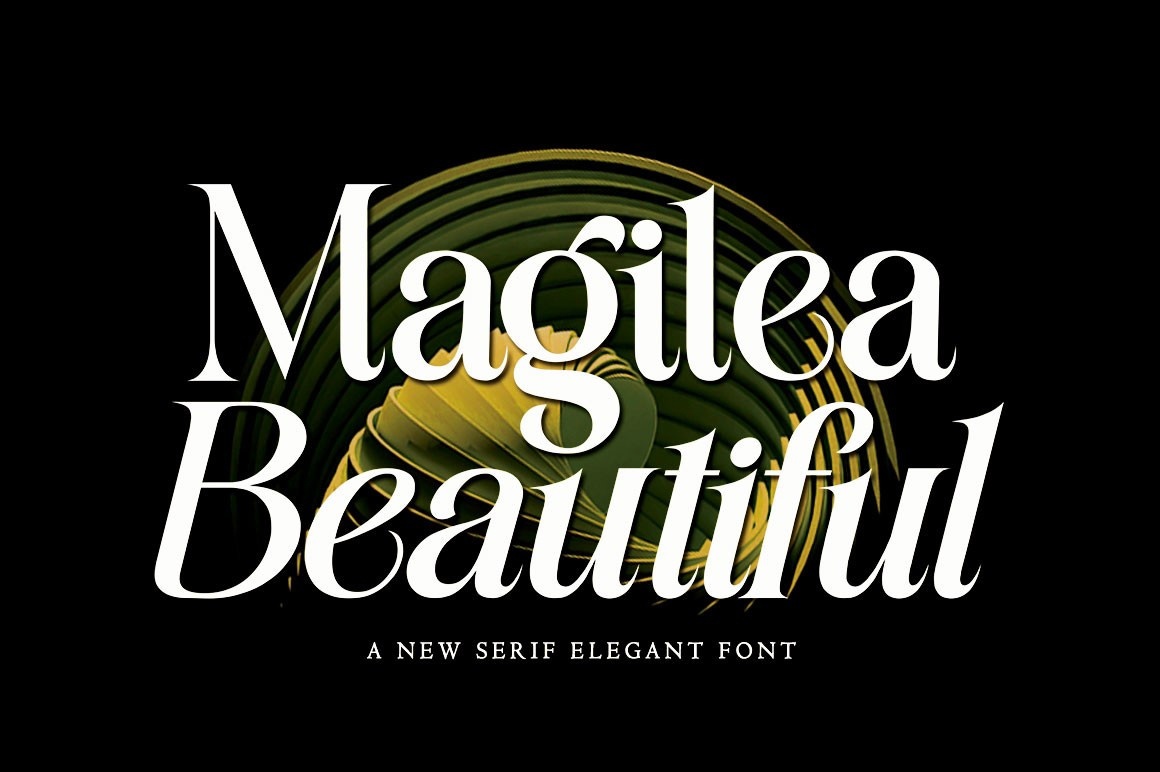 Przykład czcionki Maligea Beautiful Regular