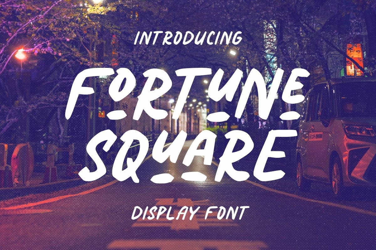 Przykład czcionki Fortune Square