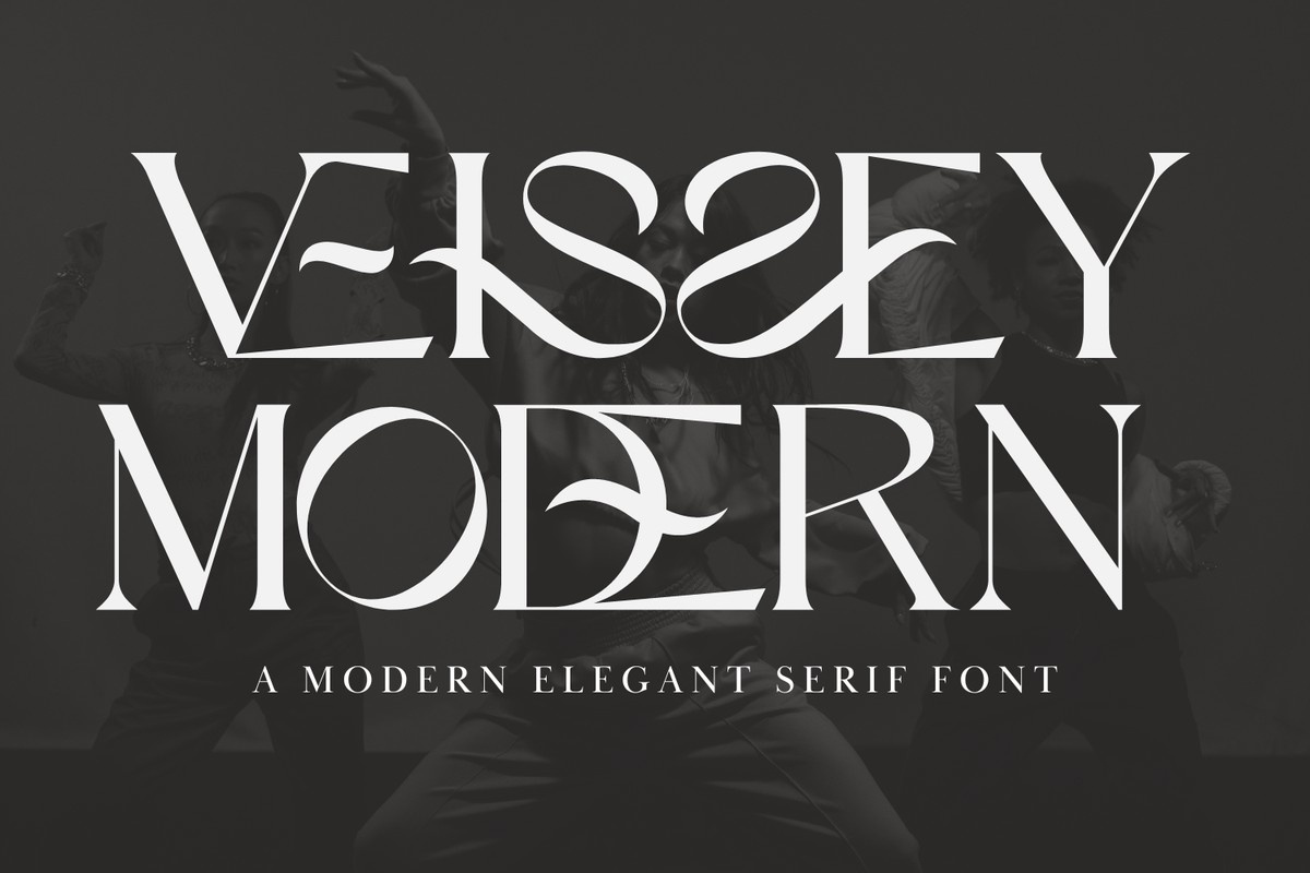 Przykład czcionki Veissey Modern