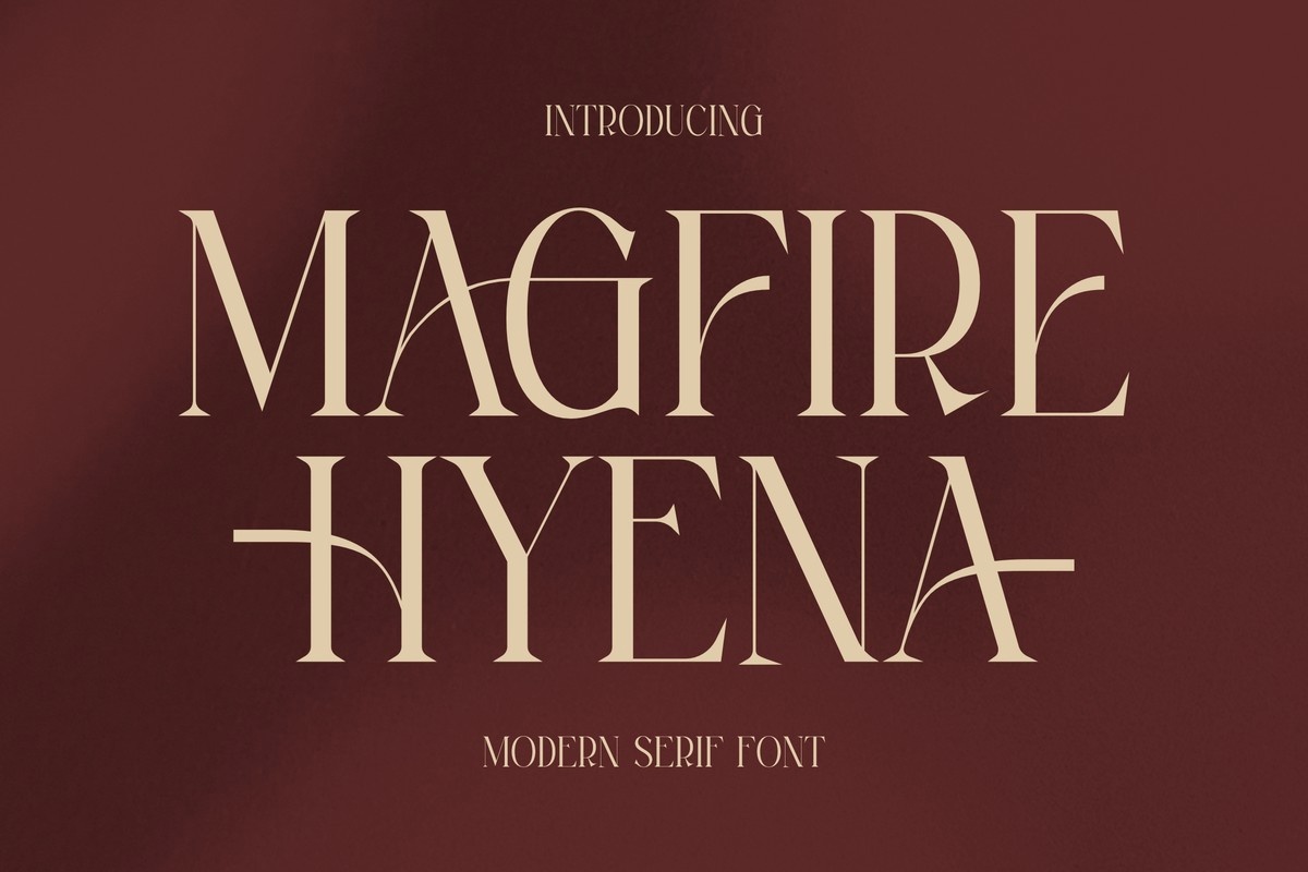 Przykład czcionki Magfire Hyena