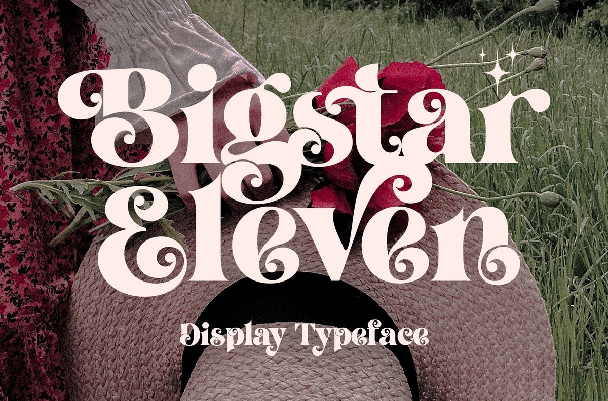 Przykład czcionki Bigstar Eleven
