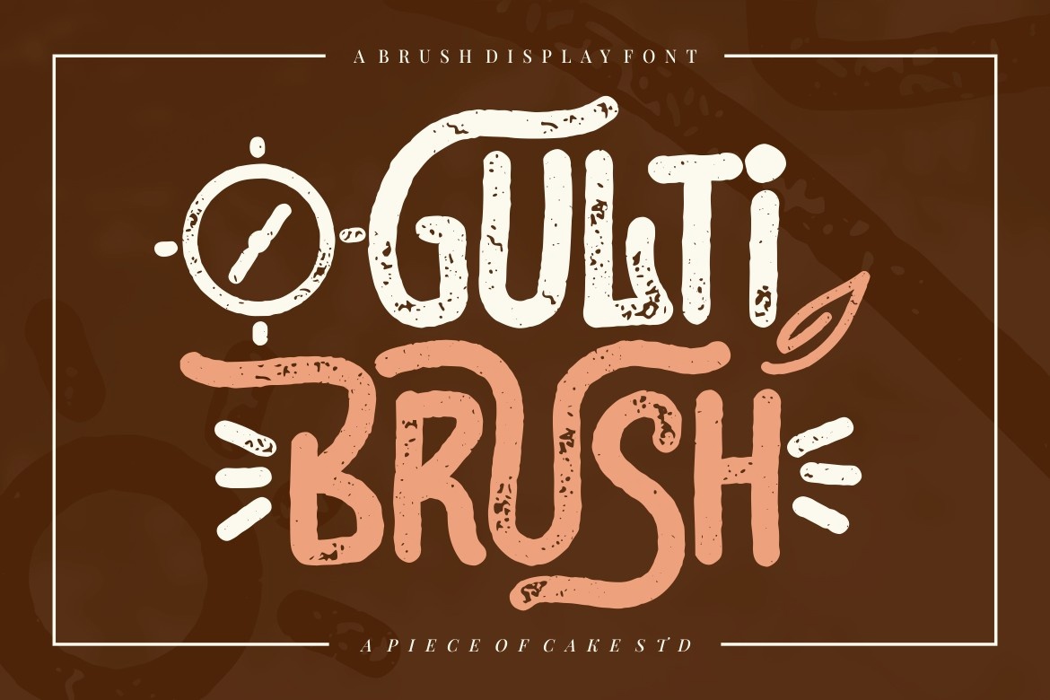 Przykład czcionki Gulti Brush