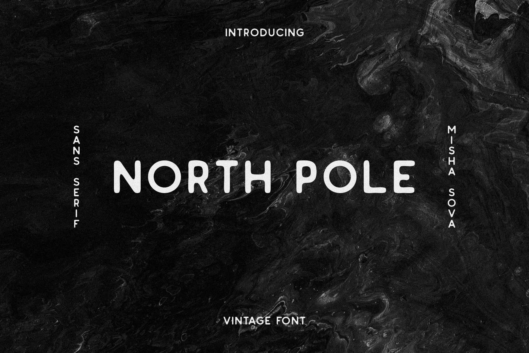 Przykład czcionki North Pole Rough