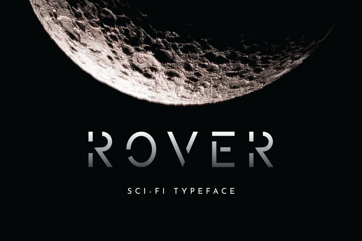 Przykład czcionki Rover