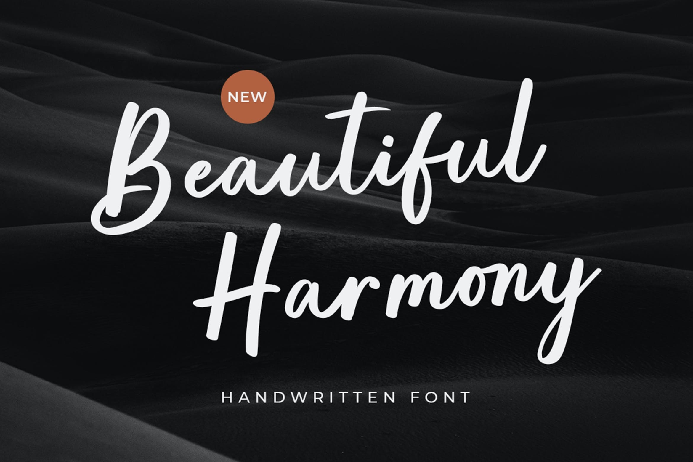 Przykład czcionki Beautiful Harmony Regular