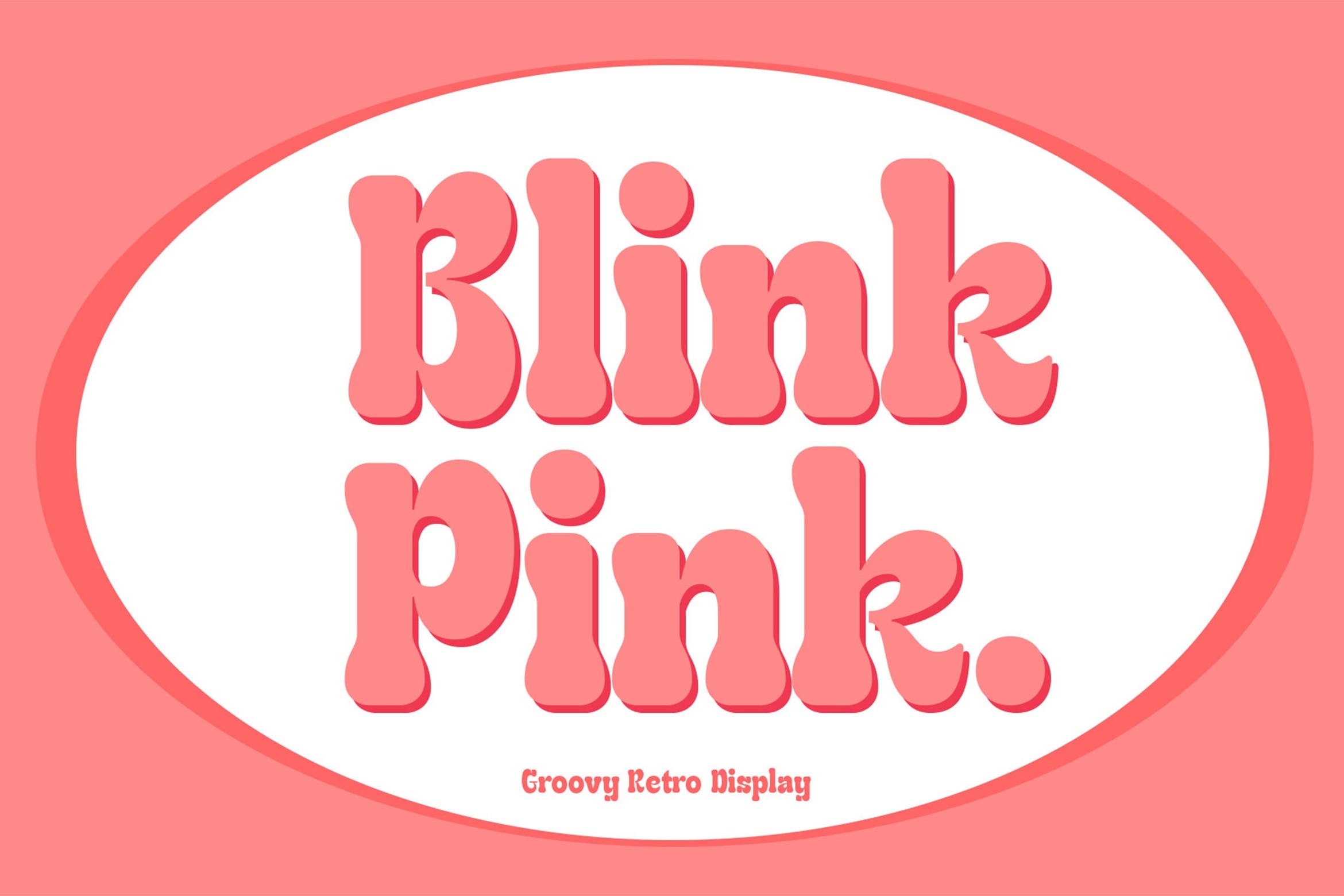 Przykład czcionki Blink Ping Regular