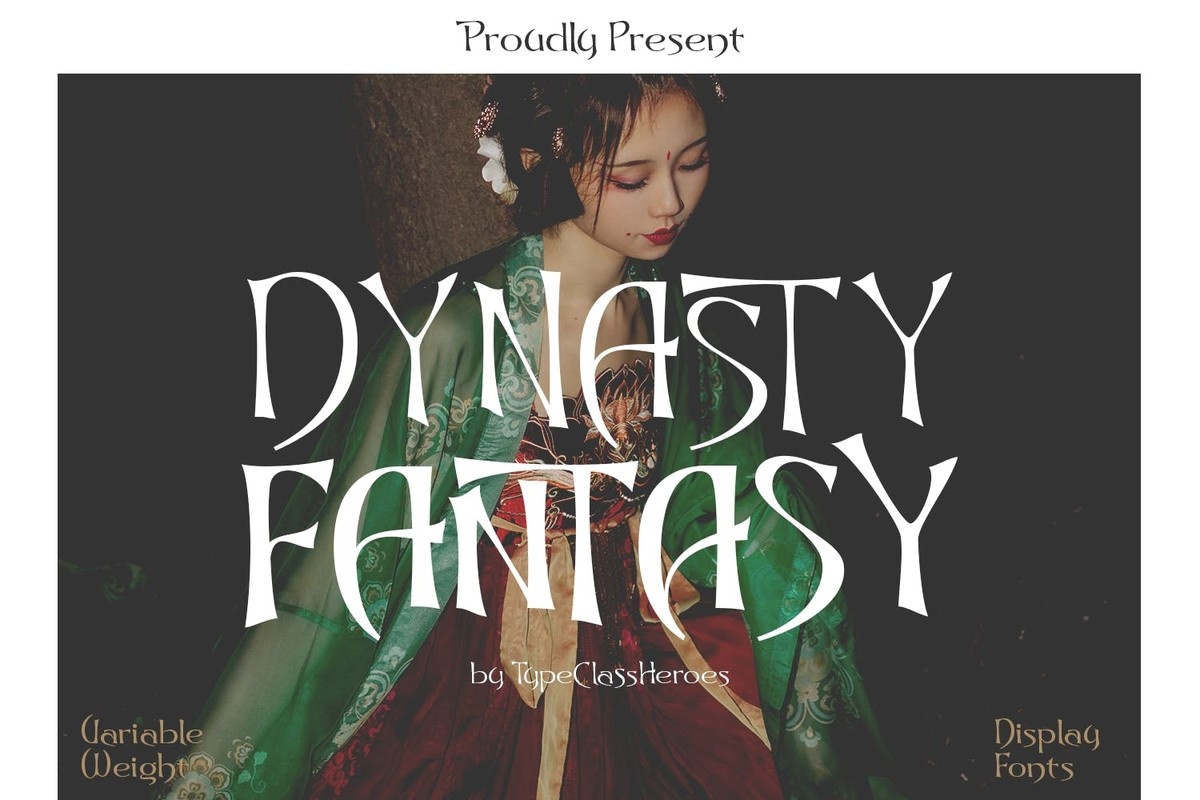 Przykład czcionki Dynasty Fantasy Regular