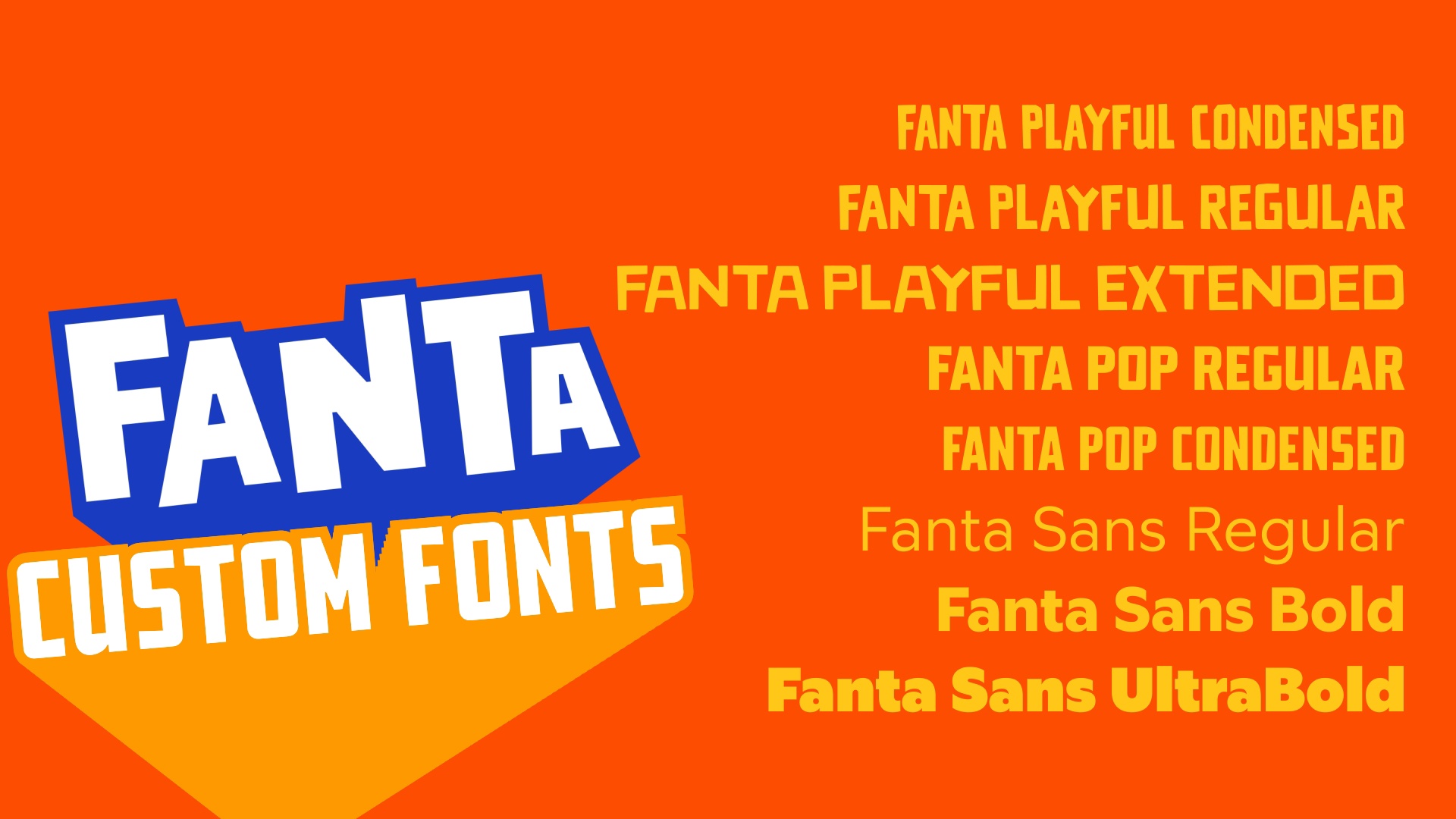 Przykład czcionki Fanta Playful Extended