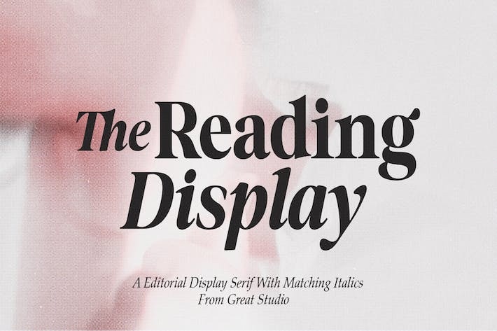 Przykład czcionki The Reading Display Condensed