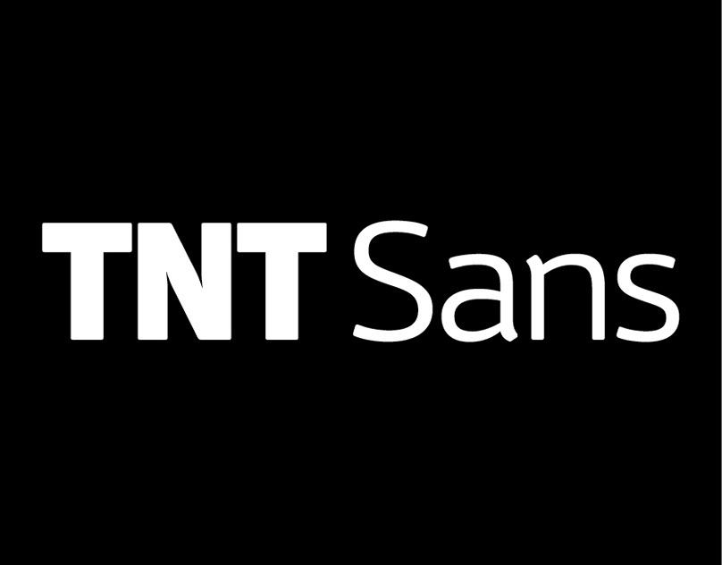 Przykład czcionki TNT Sports Sans
