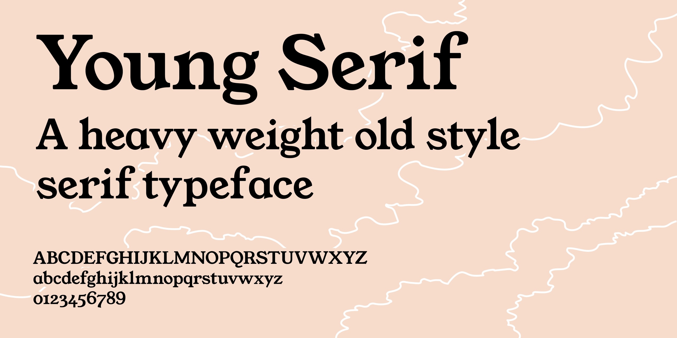 Przykład czcionki Young Serif