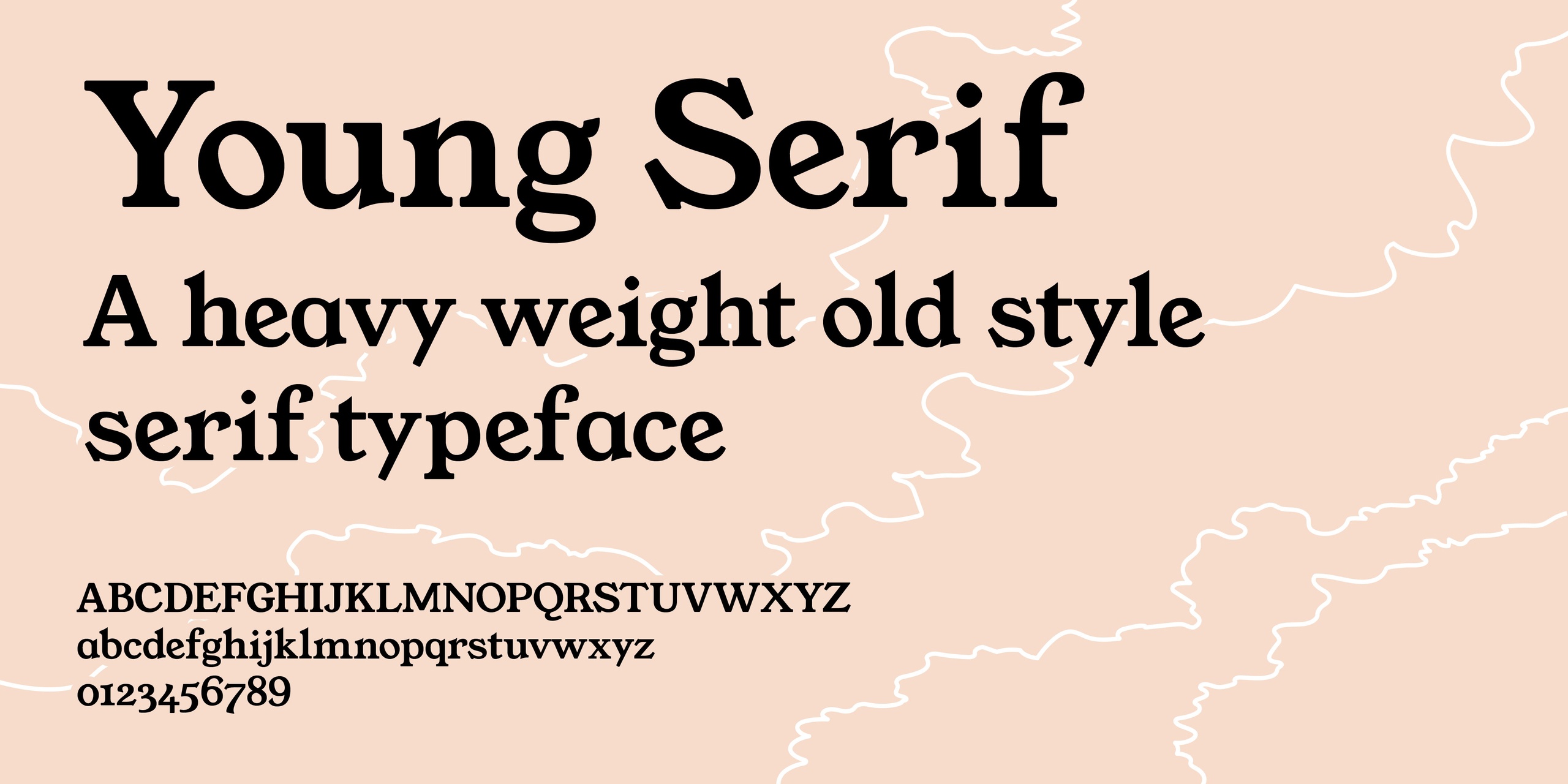 Przykład czcionki Young Serif Regular