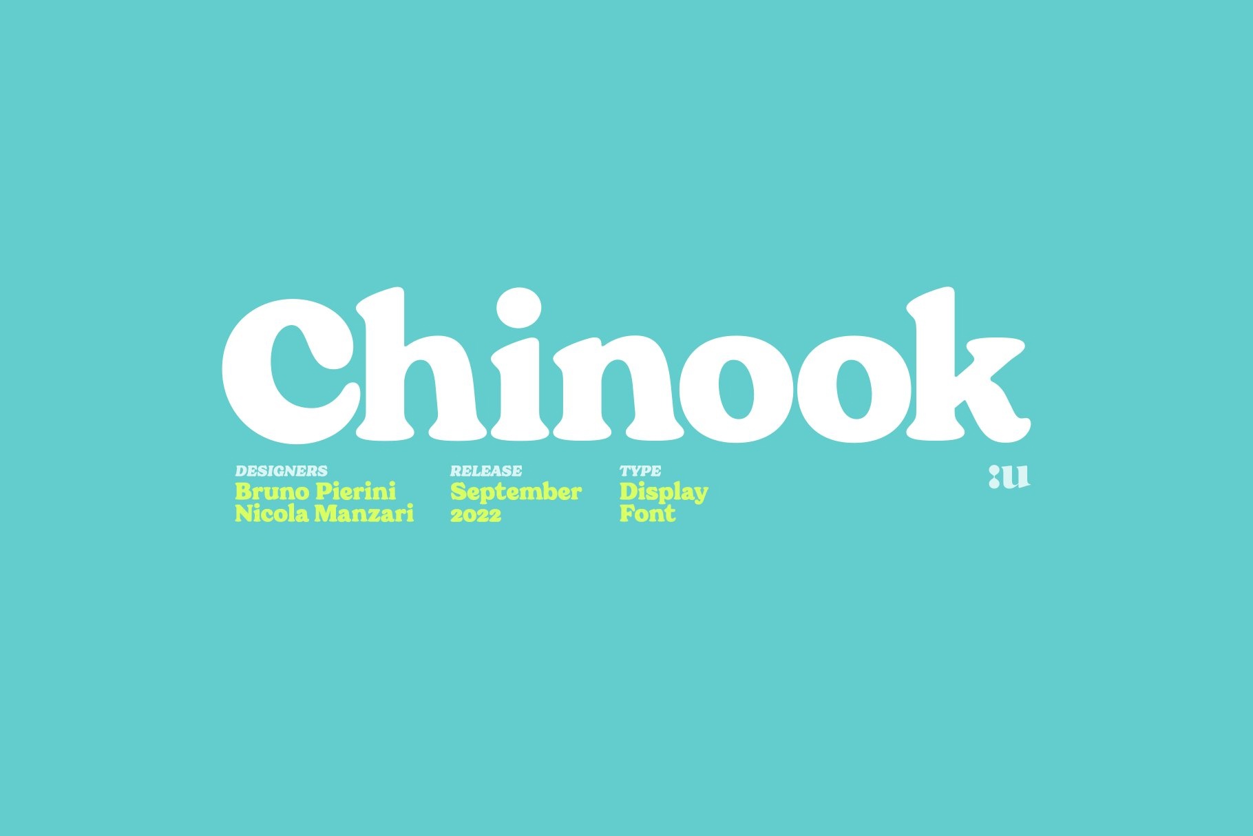 Przykład czcionki Chinook Display Regular