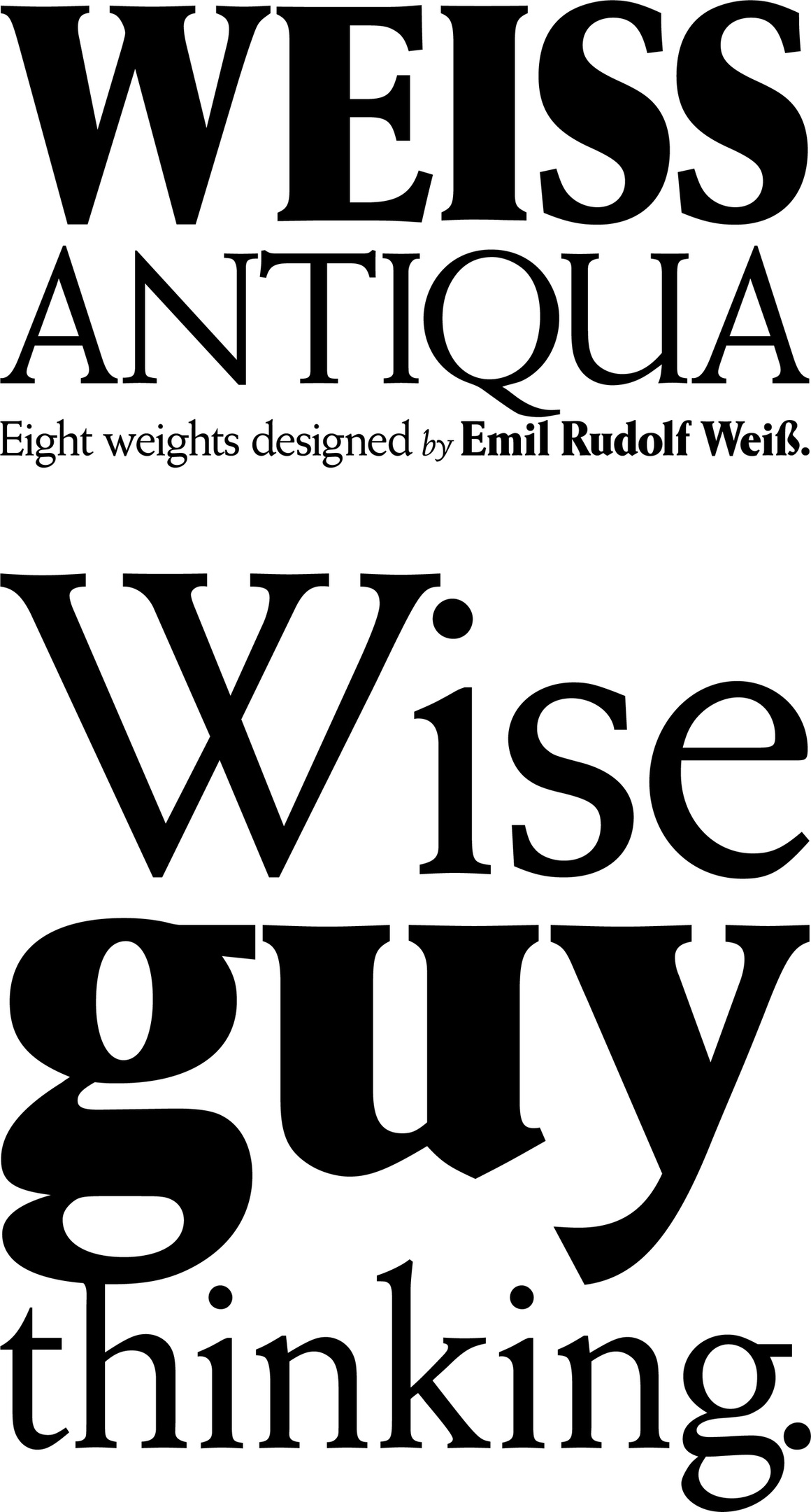 Przykład czcionki Weiss Antiqua Bold Condensed