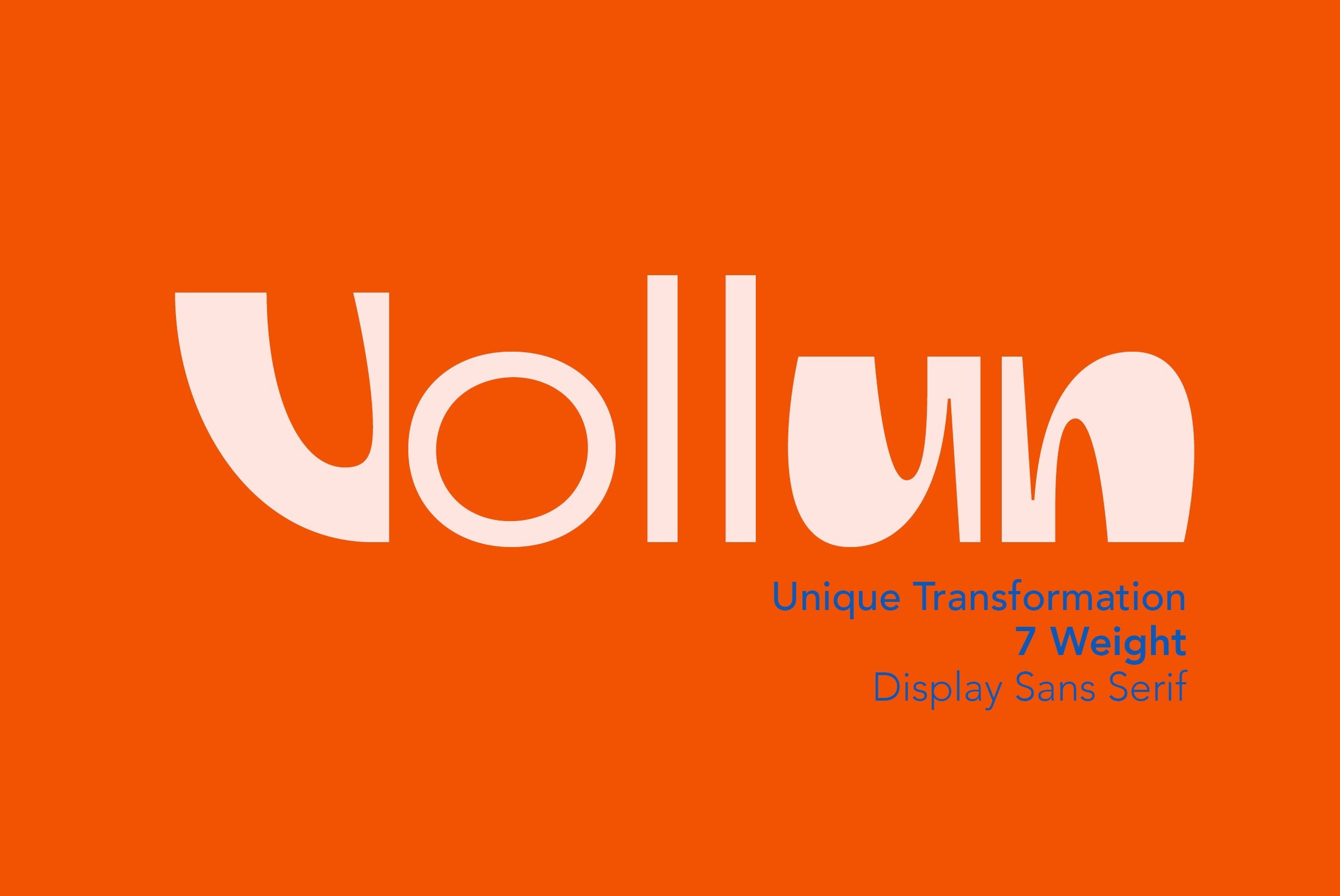 Przykład czcionki ZT Vollun Display Bold