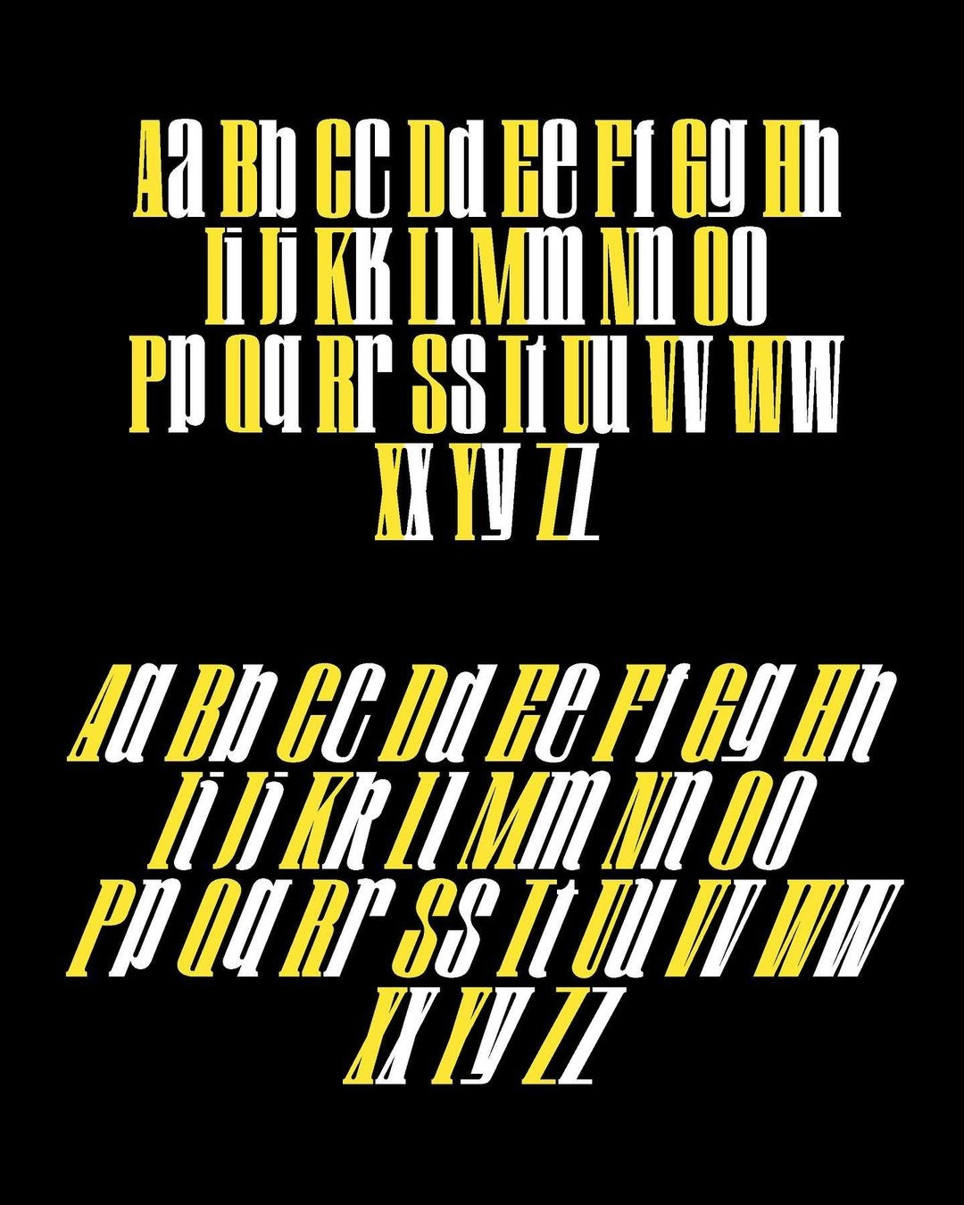 Przykład czcionki Craft Italic