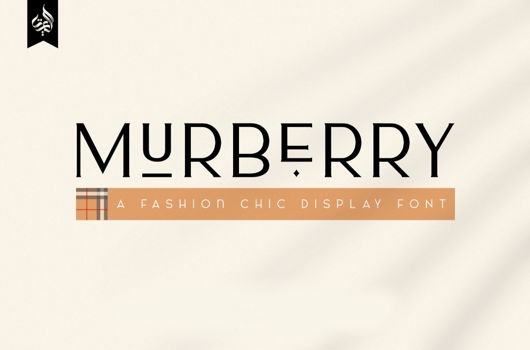 Przykład czcionki Murberry Regular