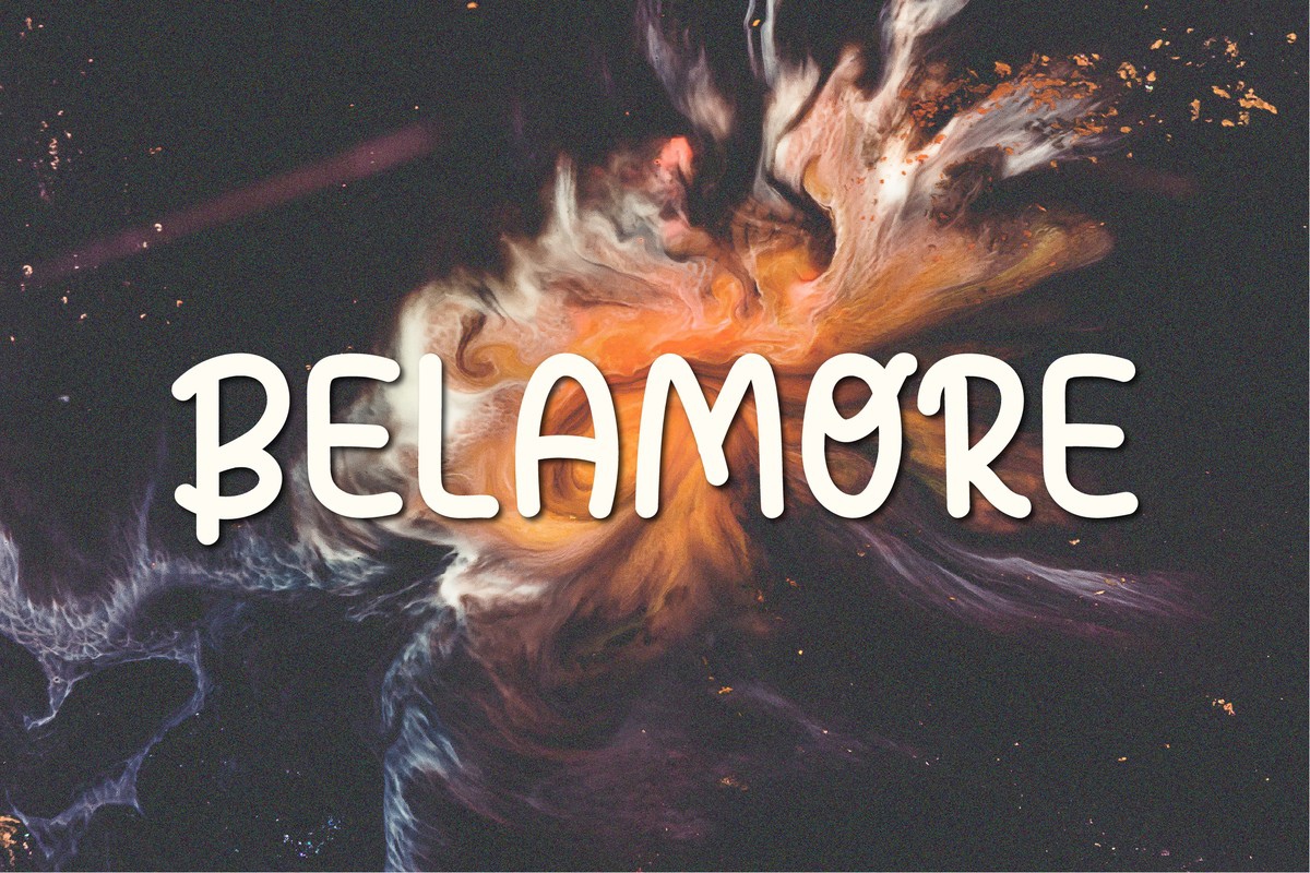 Przykład czcionki Belamore