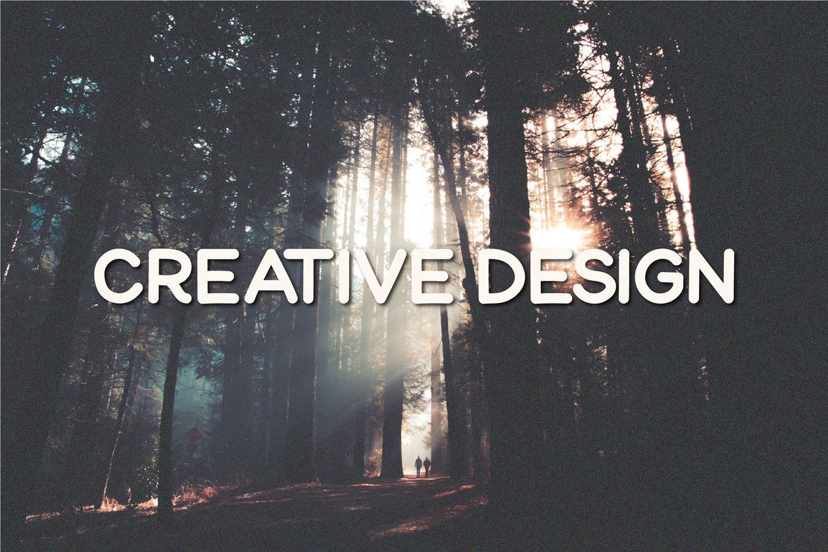 Przykład czcionki Creative Design Regular