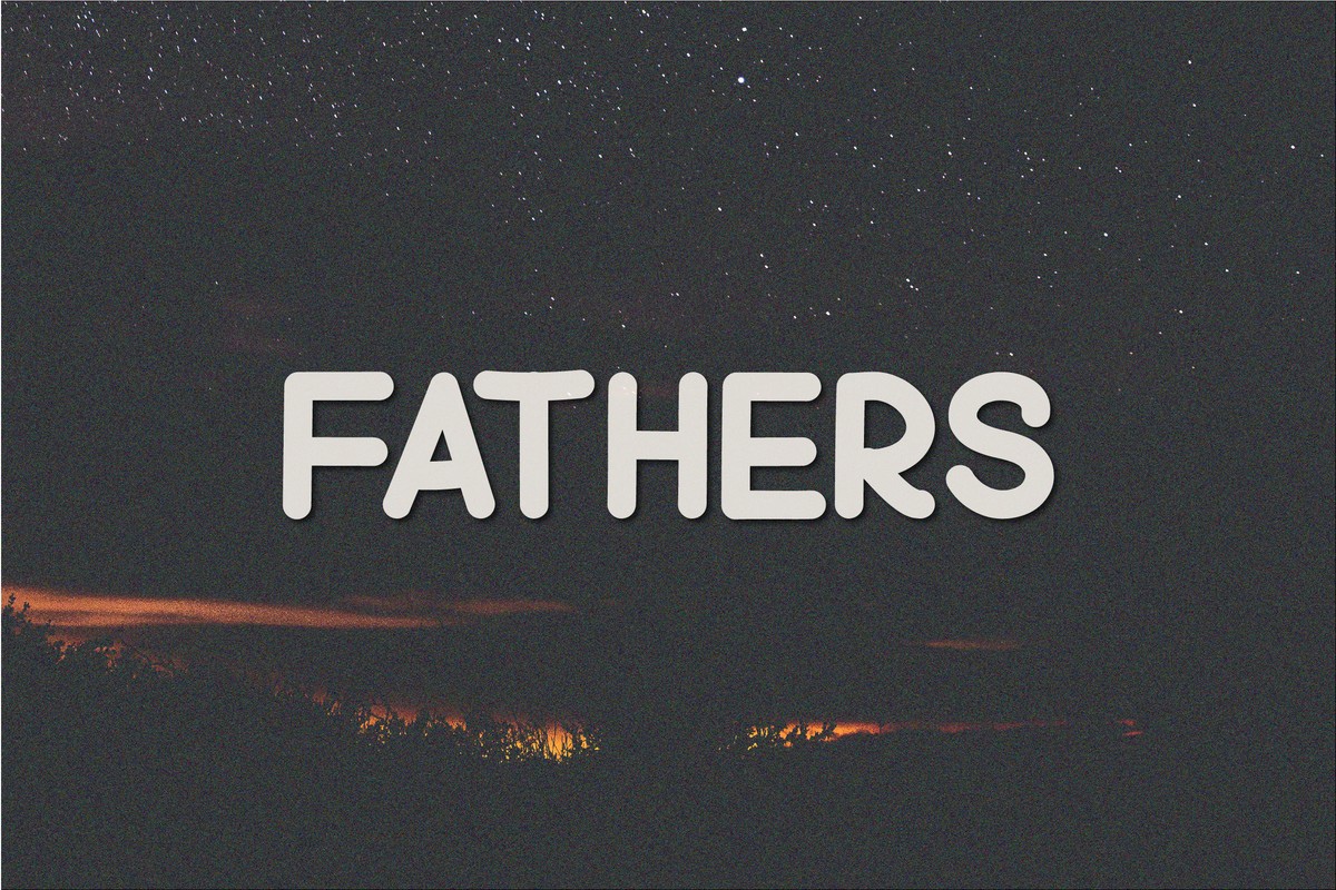 Przykład czcionki Fathers