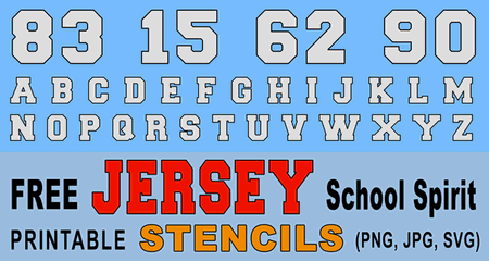 Przykład czcionki Jersey 15 Regular