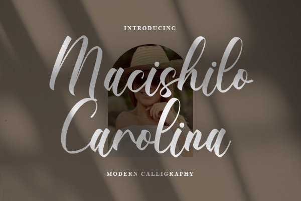 Przykład czcionki Macishilo Carolina