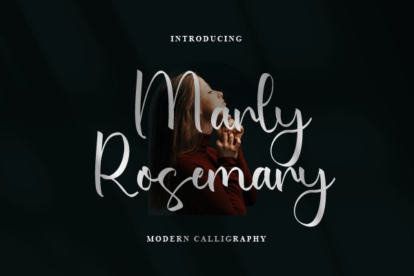 Przykład czcionki Marly Rosemary