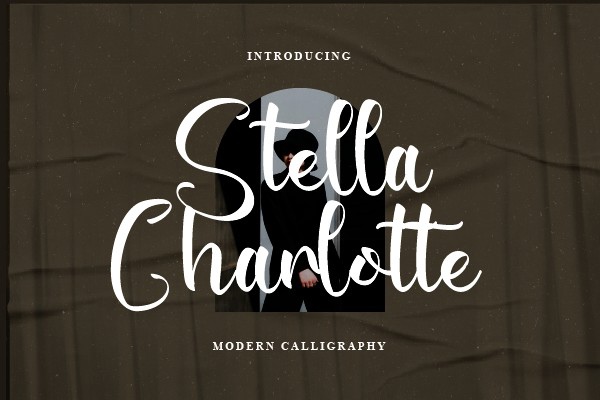 Przykład czcionki Stella Charlotte