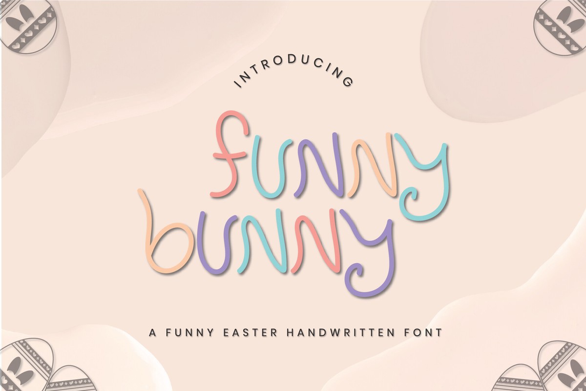 Przykład czcionki Funny Bunny
