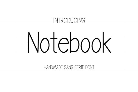 Przykład czcionki Notebook
