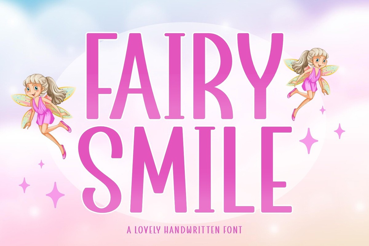Przykład czcionki Fairy Smile