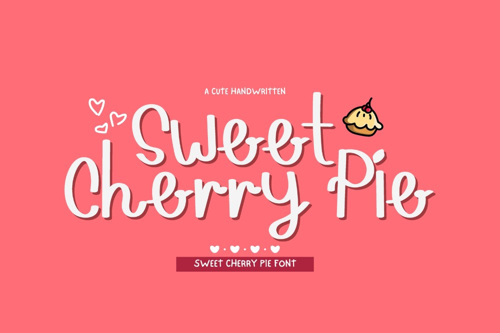 Przykład czcionki Sweet Cherry Pie Regular